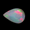 3.22 ct. Exzellenter facettierter 14 x 10 mm Multi-Color Welo Opal Tropfen