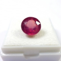 5.45 ct. Schöner großer Pink Roter 10.5 mm Mosambik Rubin