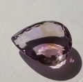 Bild 1 von 29.2 ct. Großer 24 x 19.4 mm Brasilien Ametrin-Tropfen