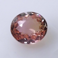 1.02 ct VS! Oval unheated Pink Orange 6.5 x 6 mm Nigeria Tourmaline