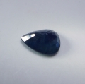 Bild 2 von 1.83 ct.  Dunkel blauer 9 x 7 mm Afrika Saphir Tropfen