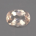 1.08 ct VVS! Fine oval 7.8 x 5.5 mm Peach Pink Morganite (Pink Emerald)