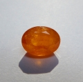 Bild 1 von 4.12 ct. Oranger ovaler 10.2 x 7.8 mm Namibia Spessartin Granat