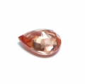 Bild 2 von 1.05 ct. Pfirsich pinker 6.7 x 5 mm Brasilien Zirkon Tropfen