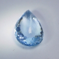 Bild 4 von 3.95ct. Light Blue Natural 14 x 10 mm Brazil  Aquamarine Pear