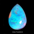 Bild 1 von 12.79 ct. Großer weißer 20 x 14 mm Cabochon Tropfen