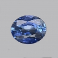 0.6 ct. Medium blue oval  5.3 x 4.4 mm Ceylon Sapphire