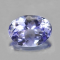 1.05 ct  VS ! Ovaler natürl. 7.5 x 5.5 mm Tansanit / Tanzanite