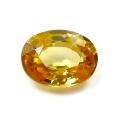 1.97 ct. VVS! Nice oval natural Gold-Yellow 8 x 6 mm Tanzanian Zircon