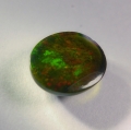 Bild 2 von 2.25 ct. Schöner schwarzer ovaler 11 x 9 mm Äthiopien Multi Color Opal