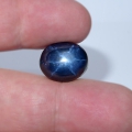 23.55ct Giant!! Dark Blue oval 16.4 x 13.6 mm Blue Star Sapphire