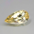 2.67ct. VVS! Augenreiner Mediumgelber  13 x 7 mm Brasilien Beryll Tropfen