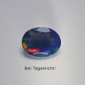 Bild 2 von 1.45 ct. Fine faceted oval 10 x 8 mm Multi-Color Ethiopia Opal