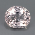 7.98 ct VS ! Zauberhafter ovaler 13.5 x 11.5 mm Light Pink Morganit