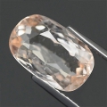 3.57 ct. Unbehandelter 12.5 x 7.8 mm Madagaskar Cushion Morganit (Pink- Smaragd)