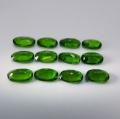 Bild 2 von 2.55 ct. 12 pieces oval natural 5 x 3 mm Chrome Diopside Gems