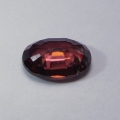 Bild 2 von 2.02 ct. Schöner roter ovaler 8.7 x 6 mm Tansania Zirkon