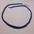 Saphire string 66 ct with circular disks Ø 4.7 - 3.2 mm 42 cm length