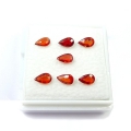 1.70 ct. 7 pcs Top Orange Pear Facet Tanzania Sapphire Gems