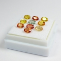 Bild 2 von 3.34 ct. 10 Stück feine ovale 5 x 3 mm Multi Color Tansania Saphire