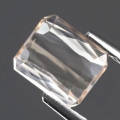 1.03 ct VS! Feiner unbeh. 6.5 x 6mm Pfirsich-Pink Afrika Morganit (Pink Smaragd)