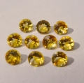 Bild 1 von 4.55 ct VVS! 10 Stück runde 5 mm Brasilien Citrine