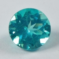 2.25 ct Very nice Round 8.3 mm Paraiba Color  Tanzania Apatite Gem, Top Color