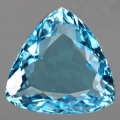 Bild 1 von 26 ct. Prächtiger augenreiner  19 x 19 mm Brasilien Swiss Blue Topas
